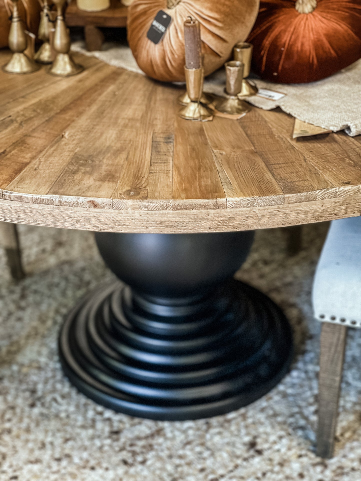 Reclaimed Round Dining Table